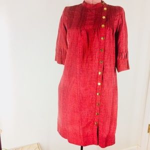 Madchen (Anthropologie) Silk Tunic Dress Sz. 10